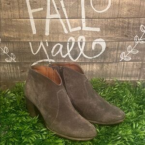 Frye Women’s Nora Suede Zip Ankle Boots